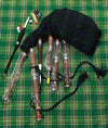 SCOTTISH GREAT HIGHLAND BAGPIPES ROSE WOOD FULL SET/GAITA/DUDELSACK/BAGPIPES