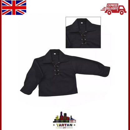 Kids' Deluxe Ghillie Shirt - Available in White & Cream/Black