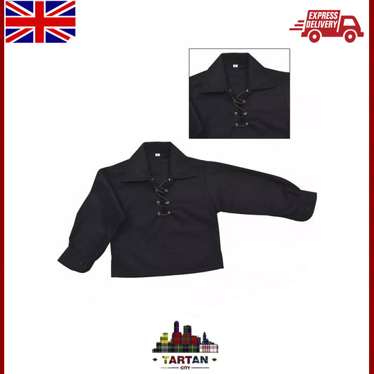 Kids' Deluxe Ghillie Shirt - Available in White & Cream/Black