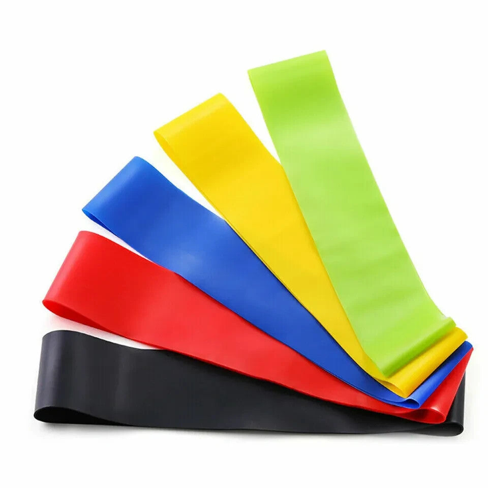 TC Exercise Resistance Bands Sports Loop Fitness Home Gym Yoga Latex Set
