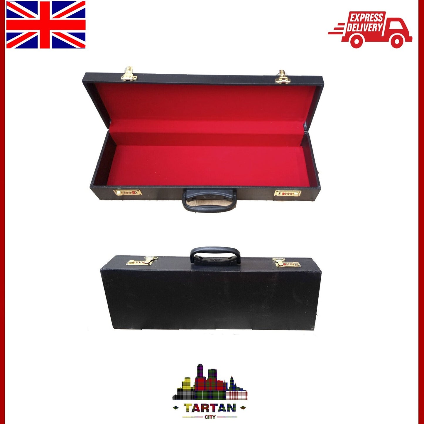 Scottish Great Highland Bagpipes With Hard Carrying Case FREE / McKenzie Tartan