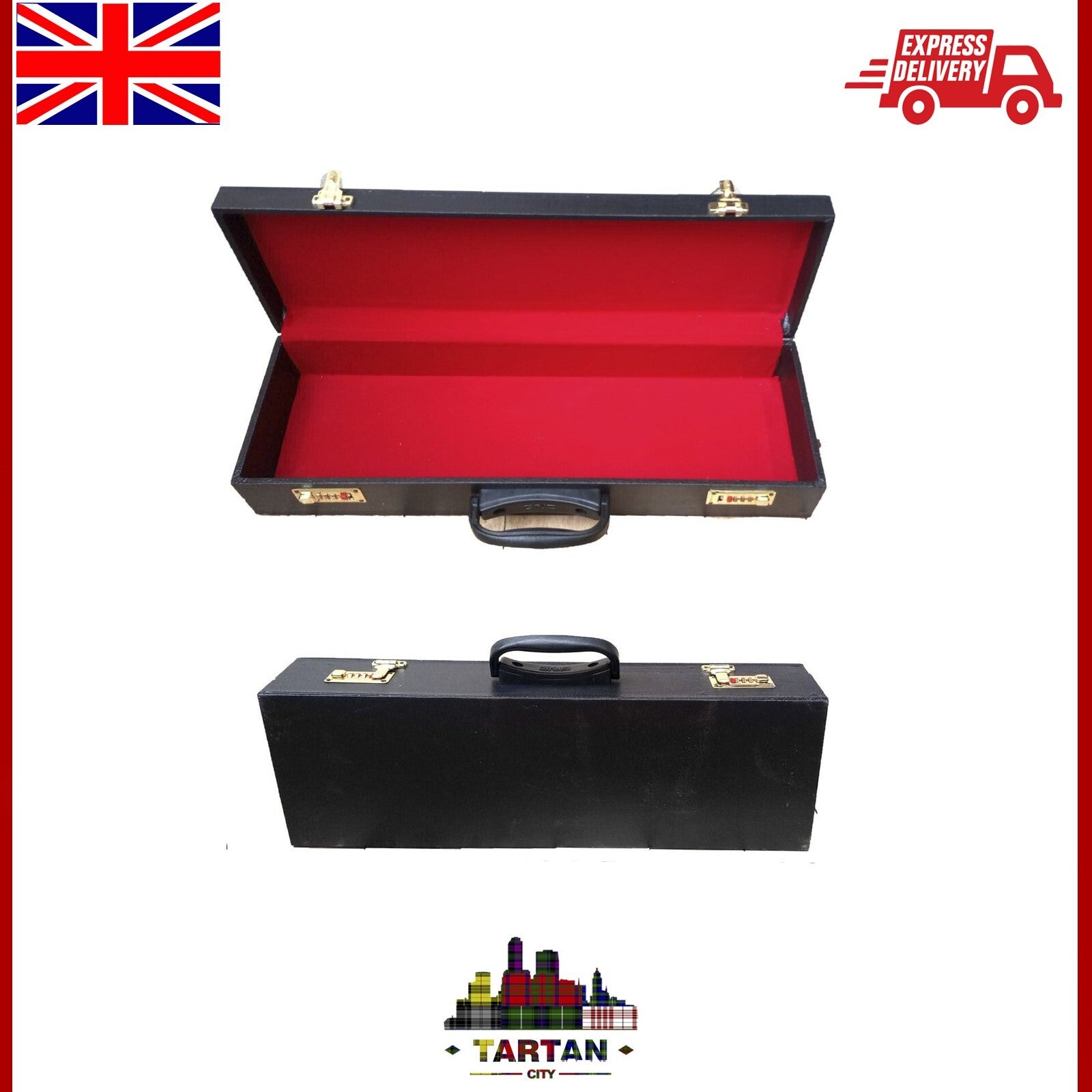 Scottish Great Highland Bagpipes With Hard Carrying Case FREE / McKenzie Tartan