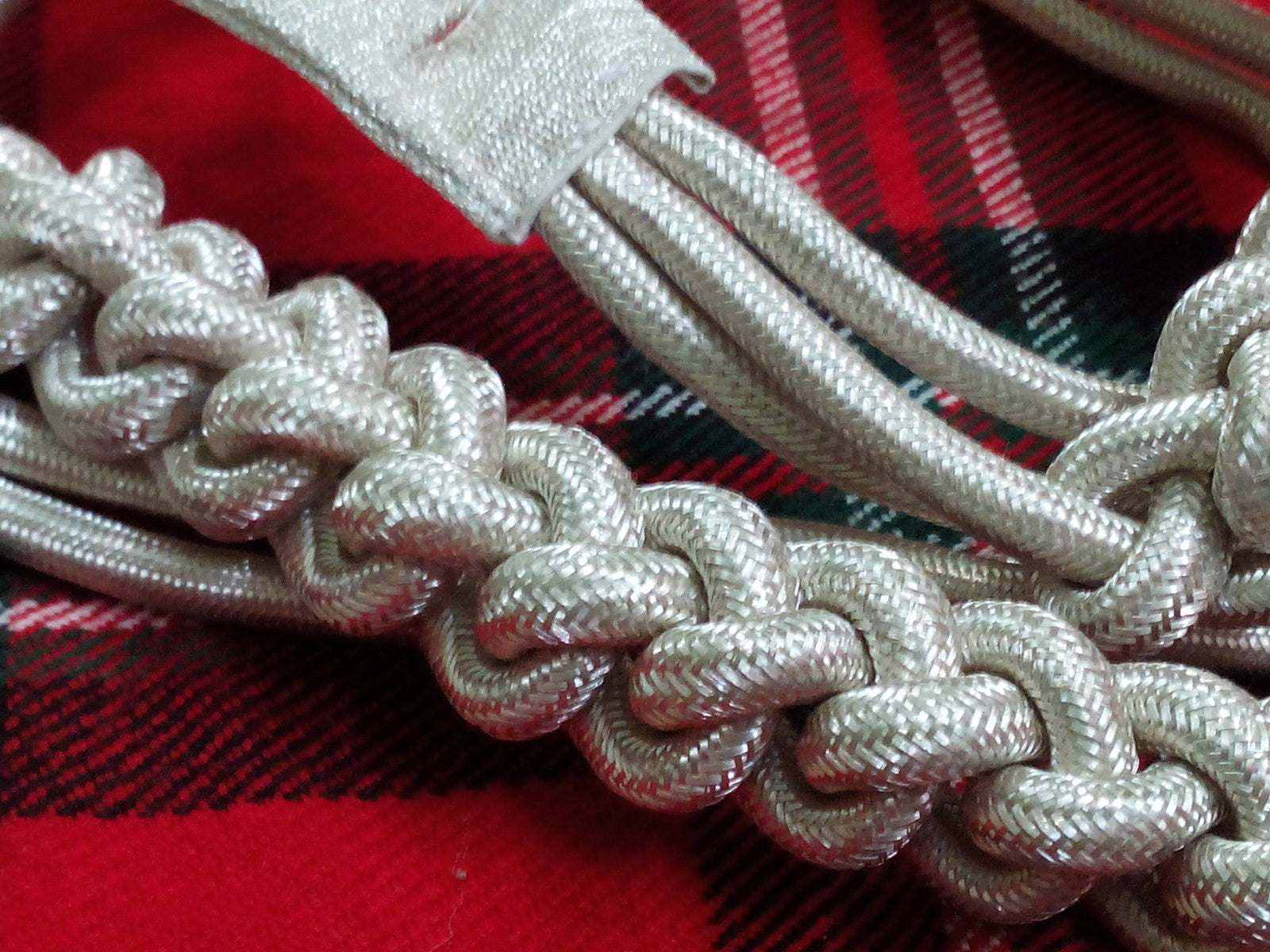 Army Aiguillette Silver Wire Cord/US Officer Military Aiguillett/Navy aiguillett