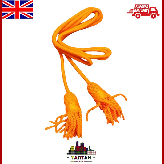 Orange Bugle Wool Cord - High-Quality Durable cord for Sewing & Crafts