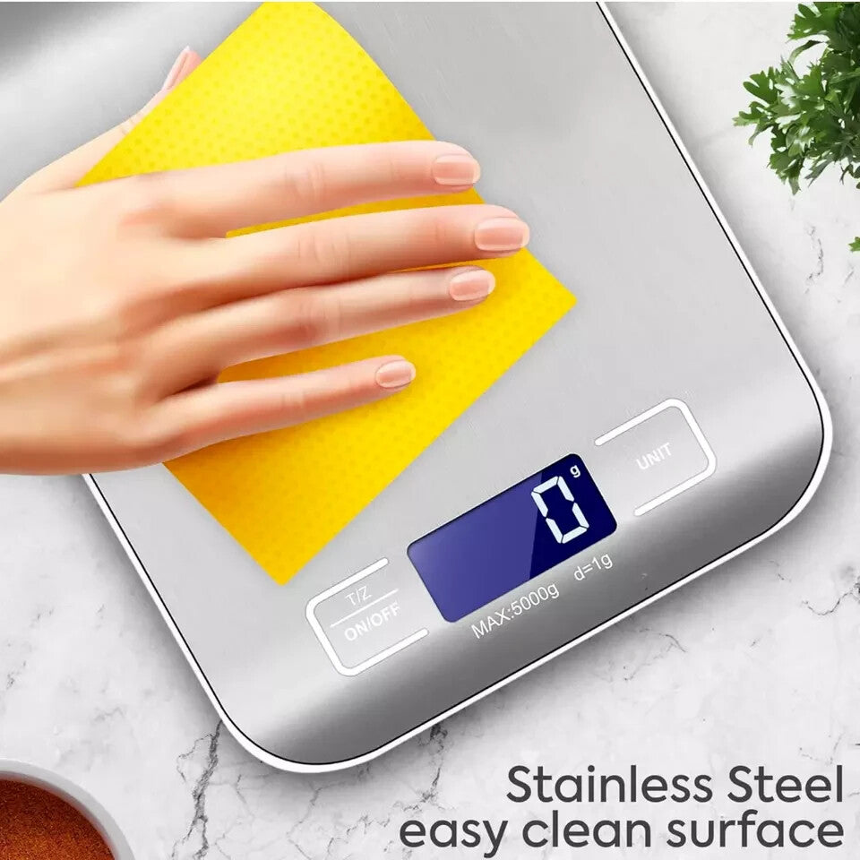 TC 5kg Digital Kitchen Scales LCD Food Weight Postal Scale Electronic Balance