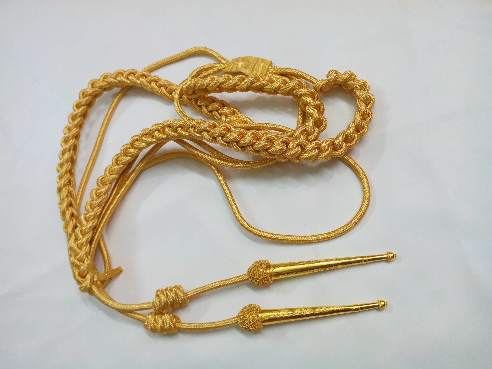 Army Aiguillette Gold Wire Cord/Officer US Military/British Navy Aiguillett/WWII