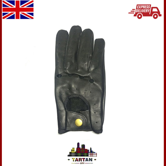 TC Men Driving Gloves Classical Retro Genuine Soft Leather Riding Gloves Vintage