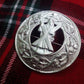 TC Men’s Scottish Kilt Fly Plaid Brooches ST Andrew Silver Plated/plaid brooches