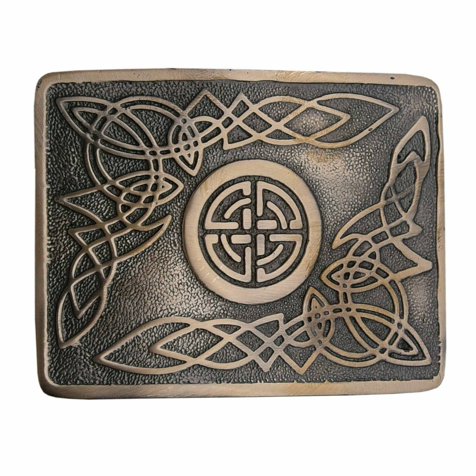 Tartancity Men's Kilt Belt Buckles - Antique Celtic Design, Scottish Style