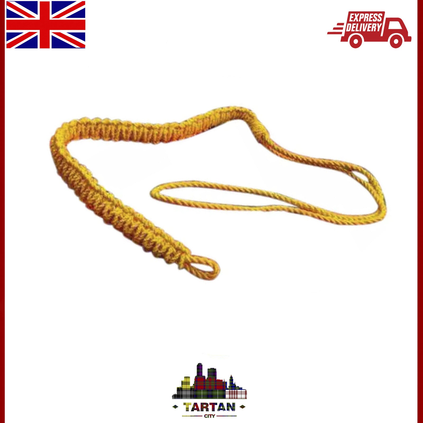 Tartancity WWI WWII British Army Lanyard – New, Stylish, Durable, 4 Color Option
