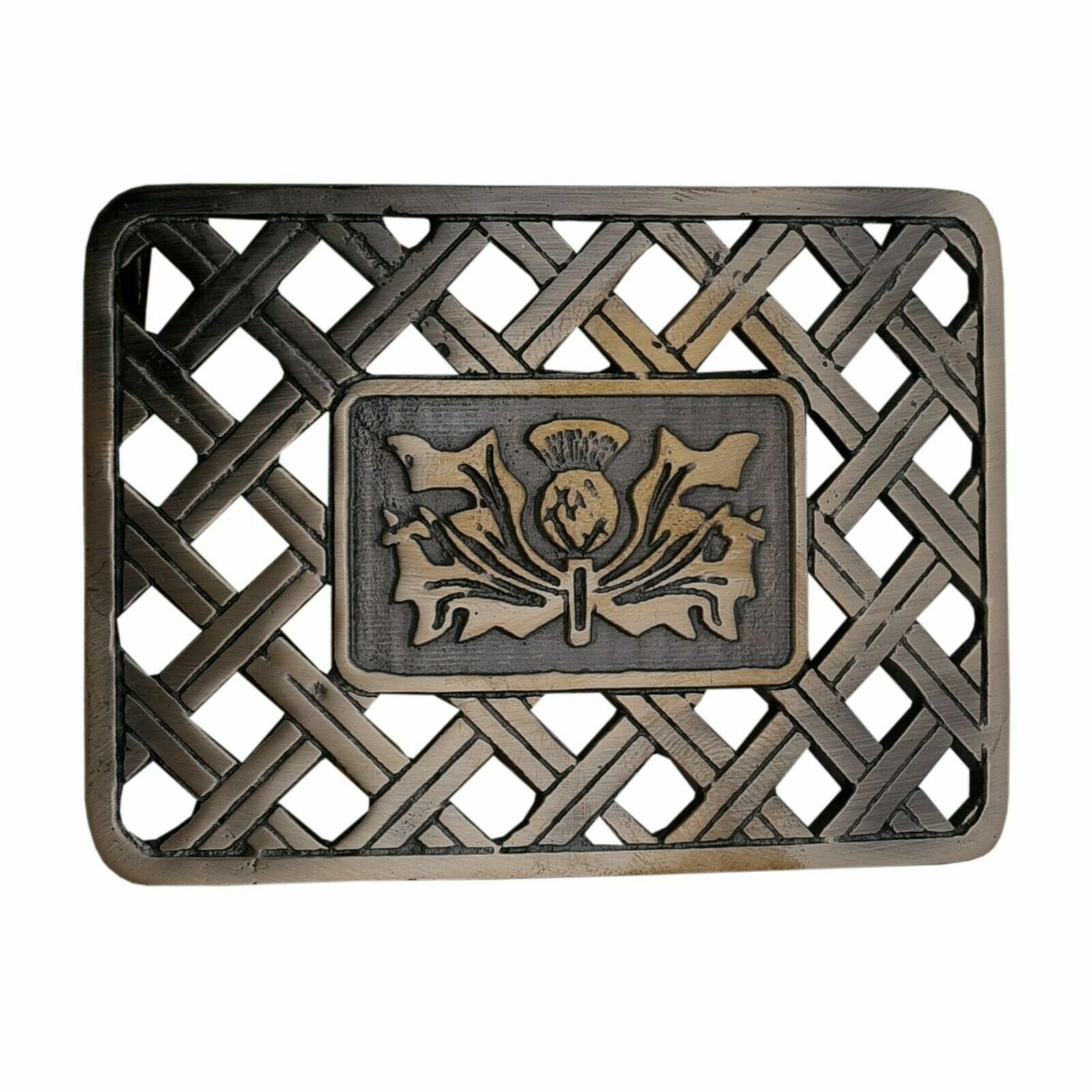 Tartancity Men's Kilt Belt Buckles - Antique Celtic Design, Scottish Style
