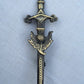 Scottish Thistle Kilt Pin High Quality Antique Finish/thistle kilt Brooch pin
