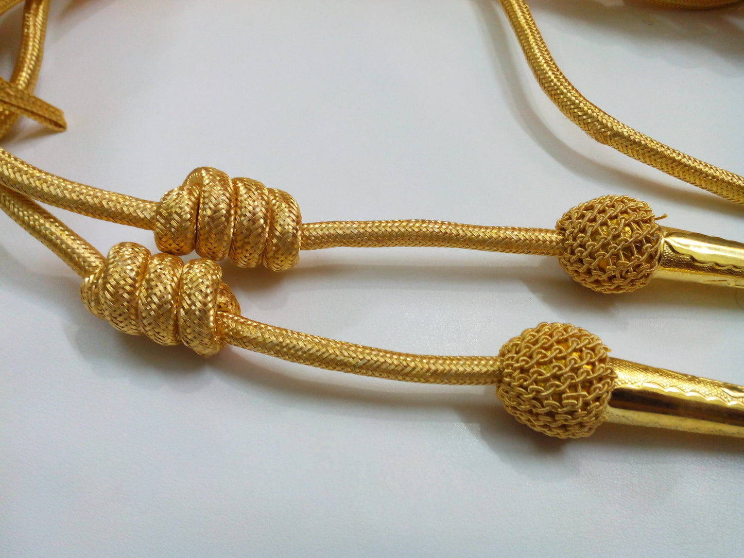 Army Aiguillette Gold Wire Cord/Officer US Military/British Navy Aiguillett/WWII