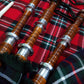 GREAT HIGHLAND BAGPIPE ROSEWOOD NATURAL COLOR SILVER MACKENZIE TARTAN