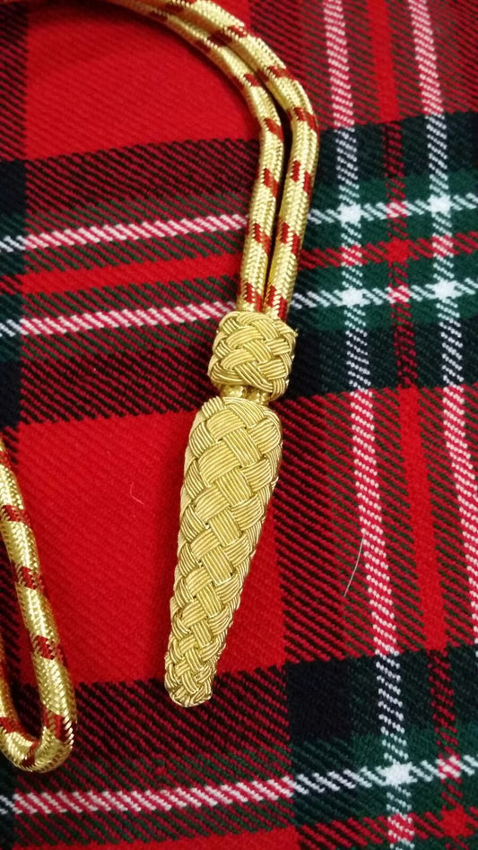 TC British Army Golden & Red Sword Knot/WWI WWII sword knot/Navy sword knot