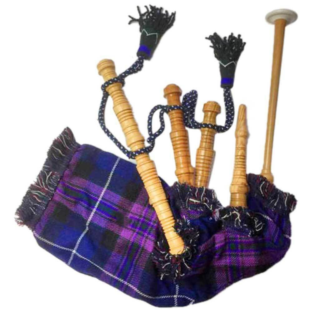 Child Bagpipe,Junior Playable Bagpipes/Kids Toy bagpipe Various Tartans/Gaita-TC