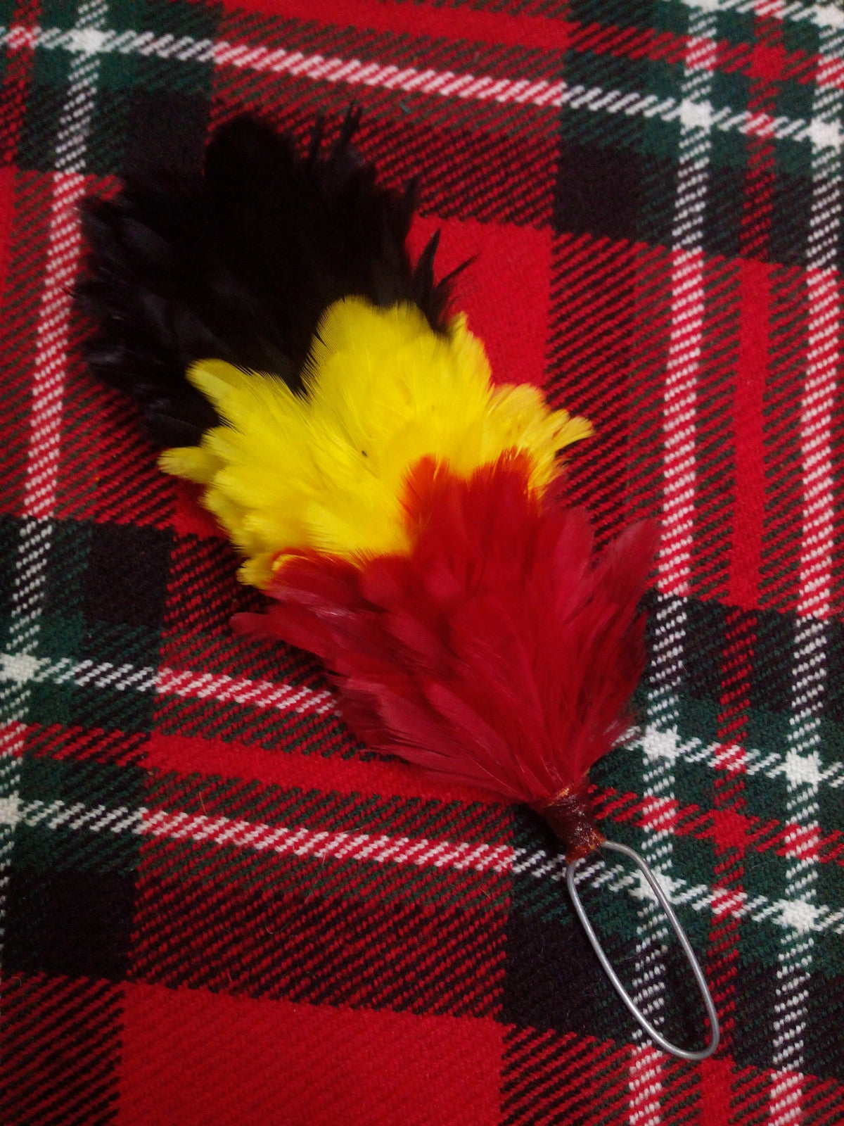 T C Feather Plume Hackle Glengarry Cap/Balmoral Hats plume hackle 6"/Head wear