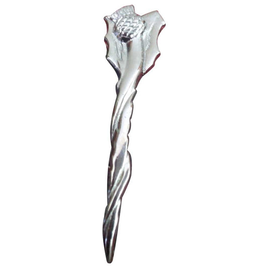 TC NEW SCOTTISH THISTLE CELTIC CREST KILT PIN/HIGHLAND CELTIC THISTLE KILT PIN