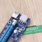TC 6PCS Card Adapter PCI-E 1x To 16x Extender USB3.0 Power Cable Bitcoin 6PIN