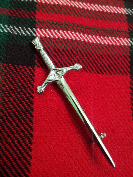 New Scottish Kids Childrens Thistle Sword Kilt Pin/scottish Highland kilt pin