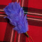 T C Feather Hackle Plume Glengarry Cap Purple Color/Balmoral Hats feather hackle