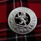 TC Scottish Lion Rampant Kilt Fly Plaid Brooch Silver Finish/Fly Plaid Brooches