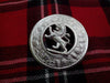 TC Scottish Lion Rampant Kilt Fly Plaid Brooch Silver Finish/Fly Plaid Brooches