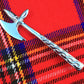 TC Lauder Battle-Axe Kilt Pin Chrome Finish 4"/Scottish Kilt pin/AXE kilt Pins