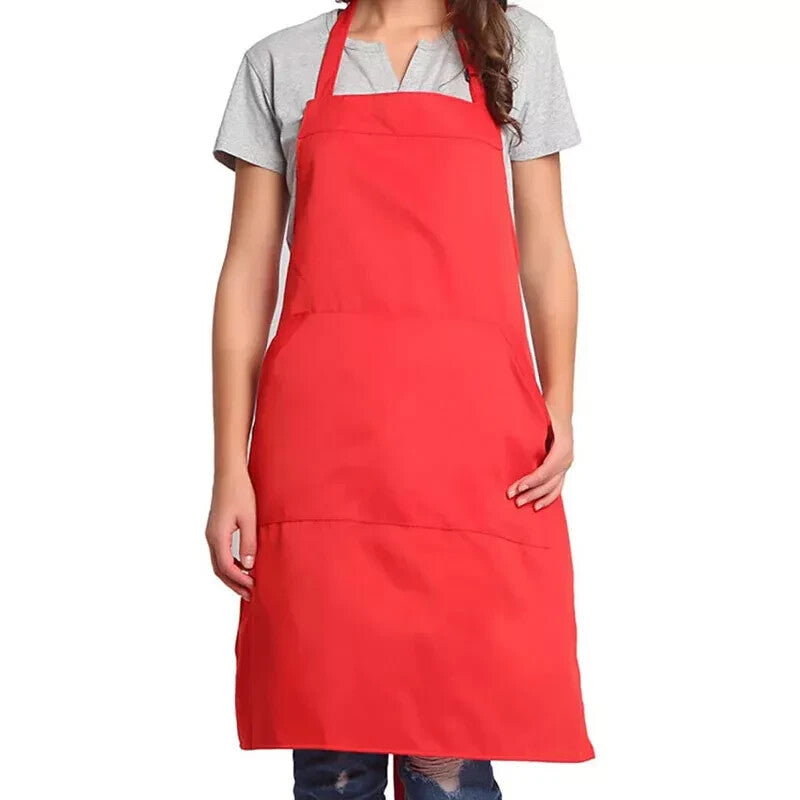 TC Plain Chef Apron Kitchen Cooking Catering Butcher Aprons For Unisex