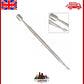 AC Cuticle Pusher Spoon Manicure Nail Pusher Scraper Remover Stainless Steel
