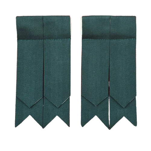 Scottish Kilt Hose Sock Flashes Garters Pointed Various Highland Wear-Tc