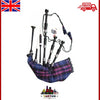 Great Highland Scottish Bagpipe Silver Amounts with /chanter