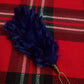 T C Feather Hackle Plume Glengarry Cap Royal Blue/Balmoral Hats feather hackle