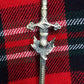 TC Celtic Kilt Pin Thistle Antique Finish 4"/Thistle Kilt Pins antique finish