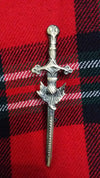 TC Celtic Kilt Pin Thistle Antique Finish 4"/Thistle Kilt Pins antique finish