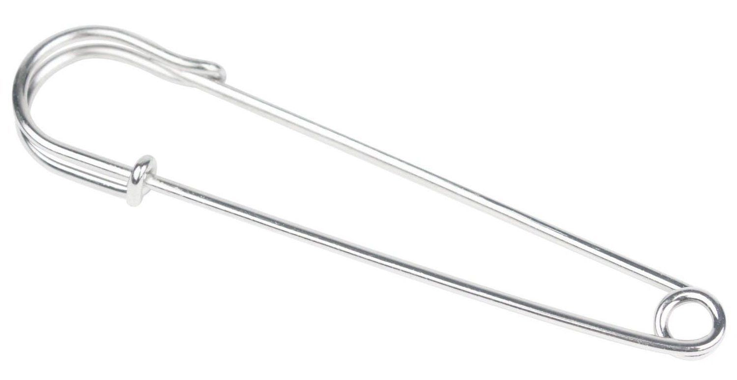 Scottish Kilt Pin Thistle Hilt Sword 4"/Highland kilt pin/Larg Safety pin Brooch