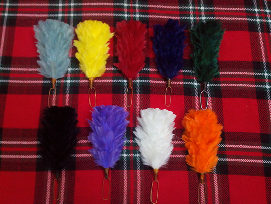 TC Feather Hackle Plume Glengarry Cap/Hats/Balmoral cap & hats/Highland Headwear