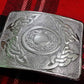 TC Men’s Highland Kilt Belt Buckle Torque with Celtic Knot Chrome/Silver Finish