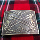 TC Men’s Highland Kilt Belt Buckle Saltire Lion Rampant Antique Finish/Buckles