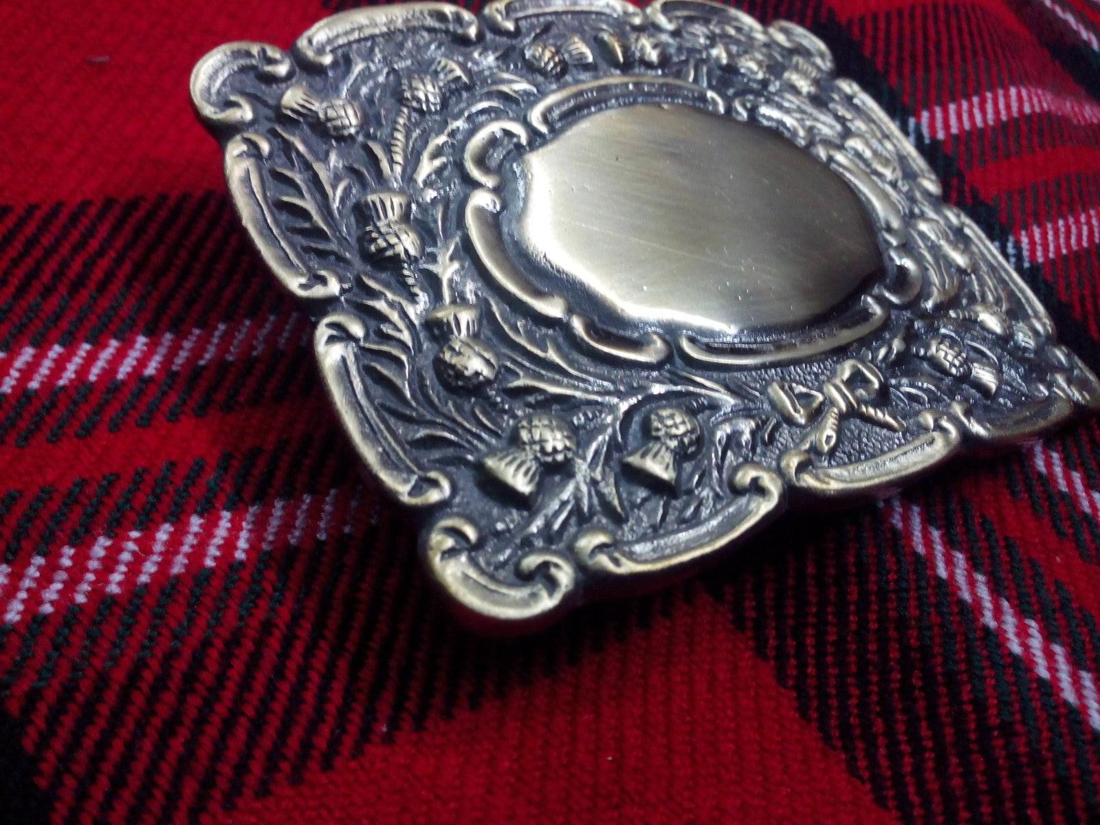 TC Men’s Thistle Matt Kilt Belt Buckle Antique Finish/kilt belt Buckle thistle
