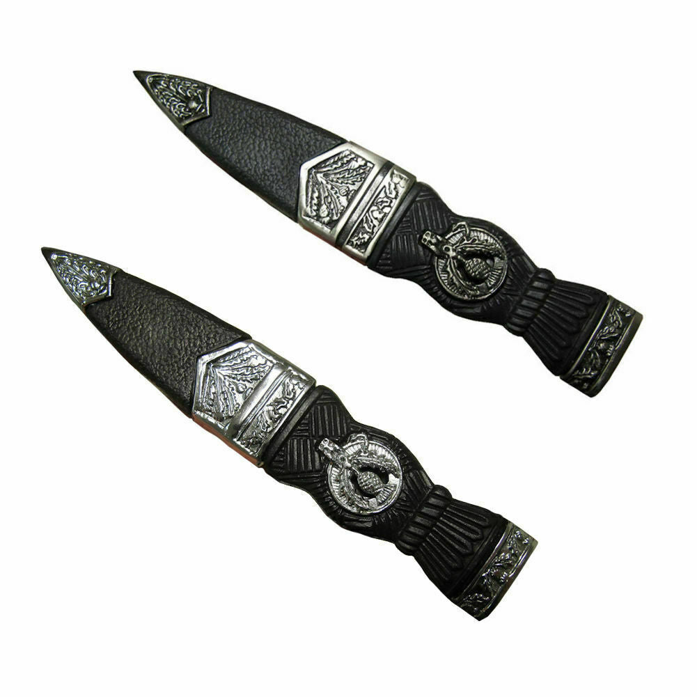 Deluxe Thistle Safety Sgian Dubh NO BLADE -TARTANCITY