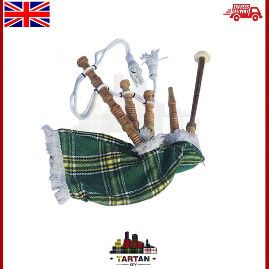 Children's Playable Bagpipes - Junior Toy Bagpipe in Northern Irish Tartan