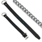 Tartancity Celtic Black Leather Kilt Sporran with Latch Pin, Belt & Chain