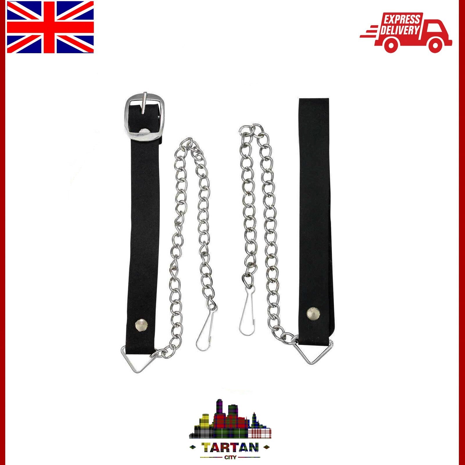 Full Dress TC Scottish Kilt Sporran - Celtic Cantle, Chrome Finish & Fur
