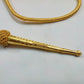 Army Aiguillette Gold Wire Cord/Officer US Military/British Navy Aiguillett/WWII