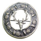 TC New Scottish Piper Fly Plaid Brooch Antique Finish 3"/Kilt Brooches