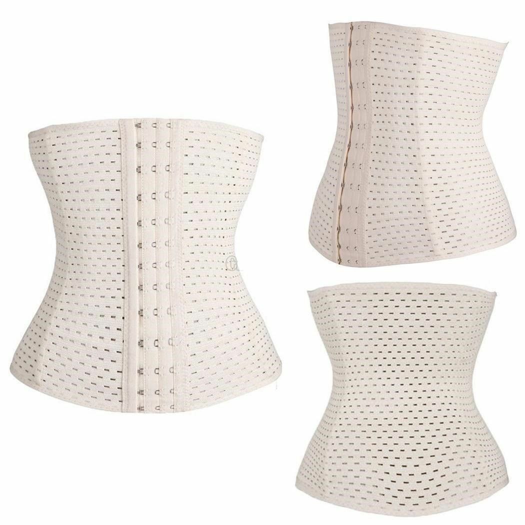 UK Long Torso Waist Trainer Corset Cincher Body Shaper Belt for Women Workout