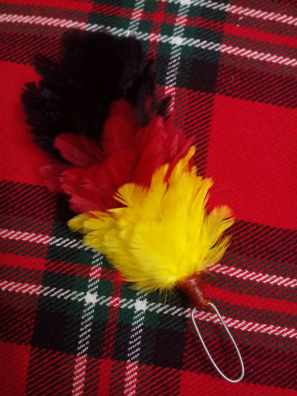 T C Feather Plume Hackle Glengarry Cap/Balmoral Hats plume hackle 6"/Head wear