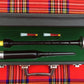 Scottish Highland Rosewood Silver Mounts Practice chanter+ carrying box+3 Reeds