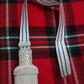 GERMAN OFFICER SWORD KNOT SILVER/ARMY SWORD KNOT/SWORD KNOT
